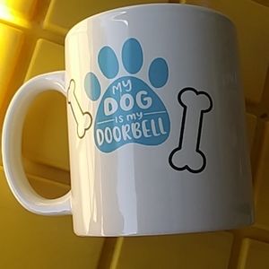 My dog is my doorbell 14oz Mug